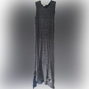 Vintage scrunchy fabric dress unique details asymmetrical whimsigoth fairycore